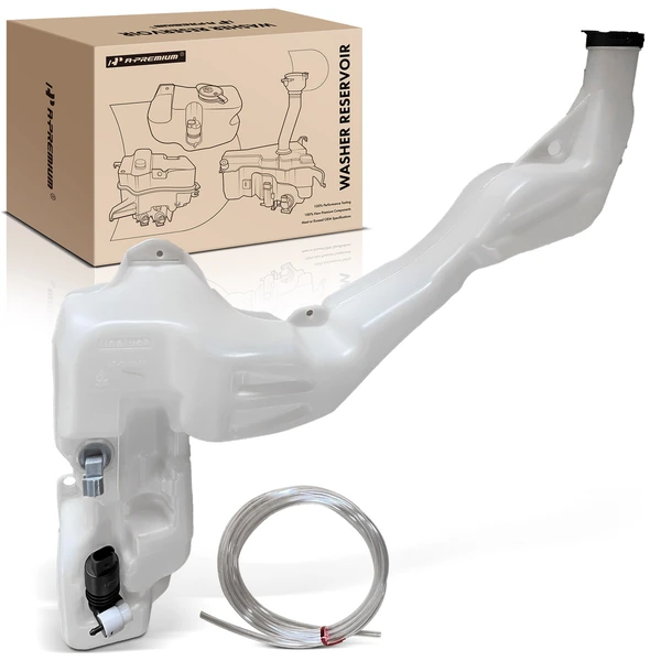 Windshield Washer Reservoir with Pump Cap Sensor Hose for Chevy Equinox GMC Terrain