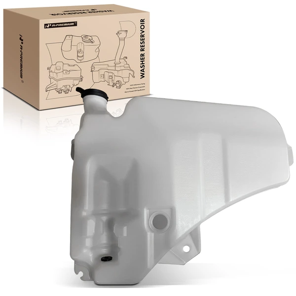 Windshield Washer Reservoir with Cap for Chevy Silverado 2500 HD GMC Sierra 2500 HD