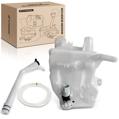 Windshield Washer Reservoir with Cap & Pump & Sensor