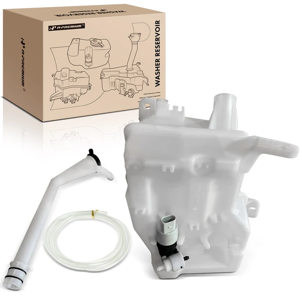 Windshield Washer Reservoir with Cap & Pump & Sensor for Chevy Trailblazer 2021-2023