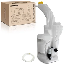 Windshield Washer Reservoir with Cap Pump Sensor Filler Neck for 2014-2016 Jeep Cherokee