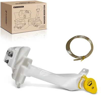 Windshield Washer Reservoir with Cap & Pump & Sensor