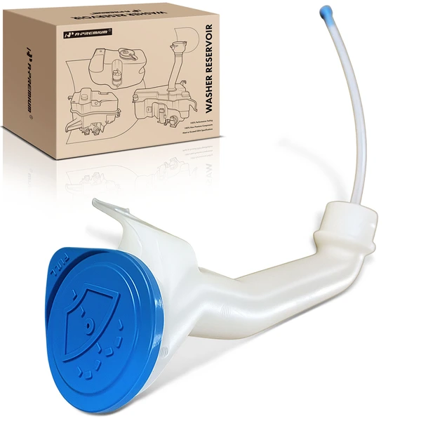 Windshield Washer Reservoir with Reservoir Cap & Inlet for 2000-2009 Honda S2000