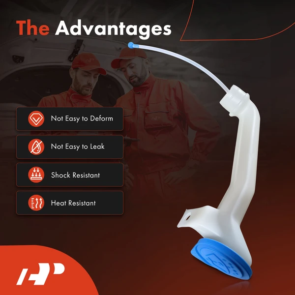 Windshield Washer Reservoir with Reservoir Cap & Inlet for Honda S2000 2000-2009