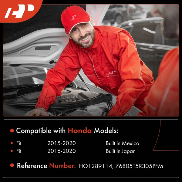 Windshield Washer Tank Filler Neck with Cap for Honda Fit 2015-2020