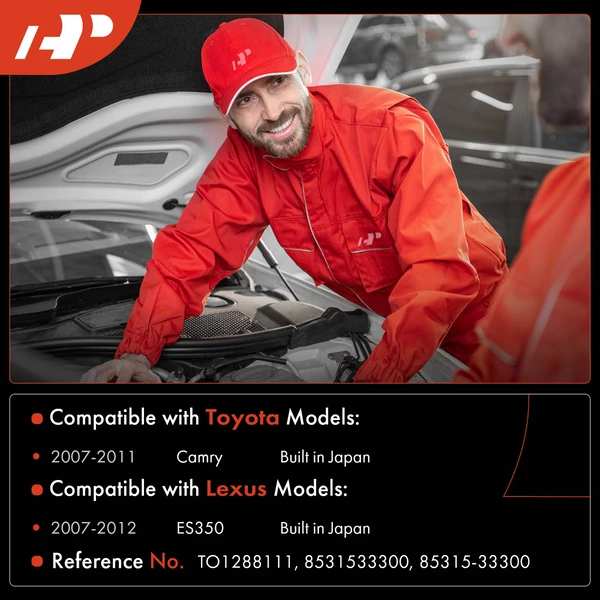 Washer Reservoir Tank with Cap for Toyota Camry 2007-2011 Lexus ES350 2007-2012