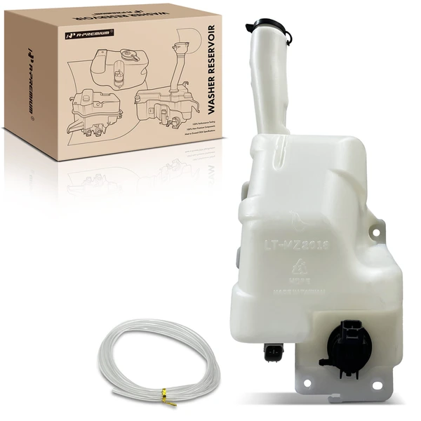 Windshield Washer Reservoir with Cap & Pump for Mazda 6 2003-2004 3.0L 2.3L Sedan