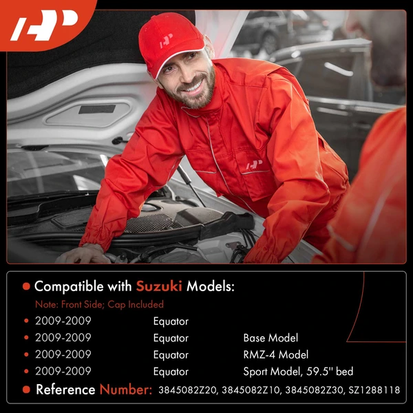 Windshield Washer Reservoir with Pump and Sensor and Cap for Suzuki Equator 2009