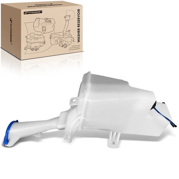 Windshield Washer Reservoir with Pump & Sensor & Cap for Kia Forte5 2017-2018