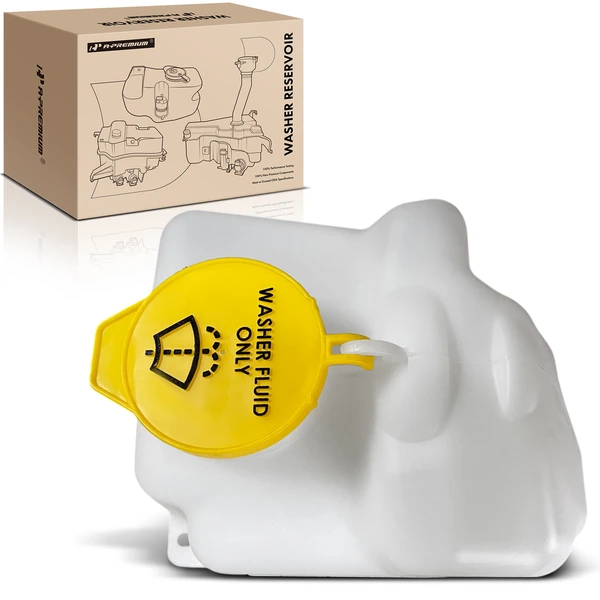 Windshield Washer Reservoir with Cap for Jeep TJ Wrangler 2003-2006 Single Pump