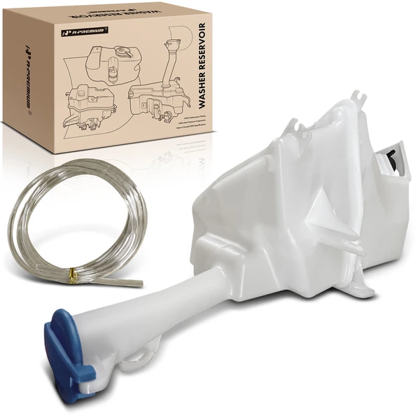 Windshield Washer Reservoir with Pump & Sensor & Cap for 2019-2023 Kia Forte