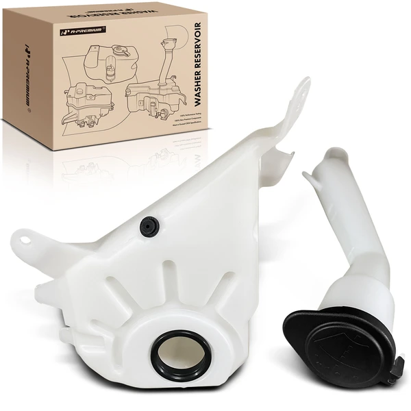 Windshield Washer Reservoir Tank with Cap & Inlet 4.5L for Toyota Tacoma 2001-2004