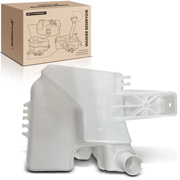 Plastic Windshield Washer Reservoir with Pump for Nissan Sentra 2018-2019 L4 1.8L