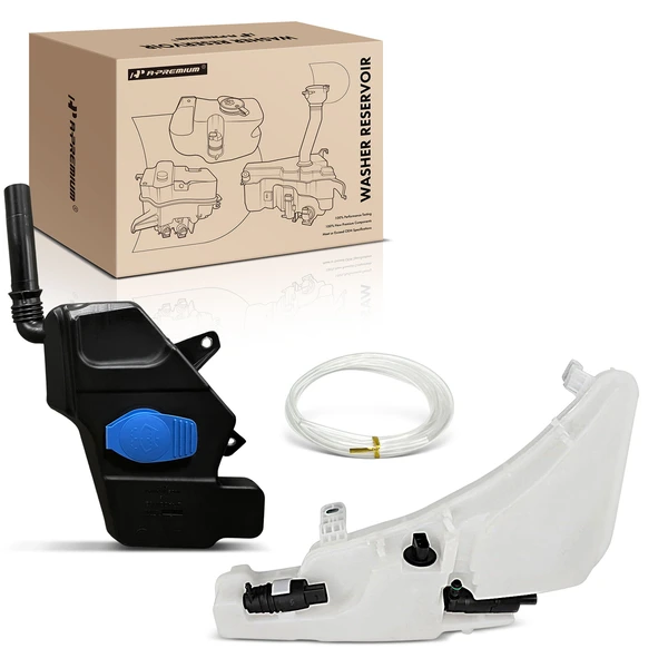 Windshield Washer Reservoir with Pump & Cap & Sensor for Audi A6 Quattro RS7 S6 S7