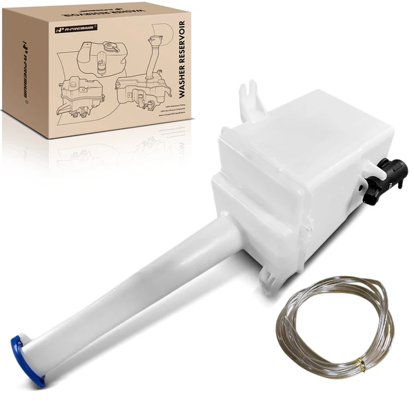 Windshield Washer Reservoir with Pump & Sensor & Cap for Hyundai Santa Fe 2001-2006