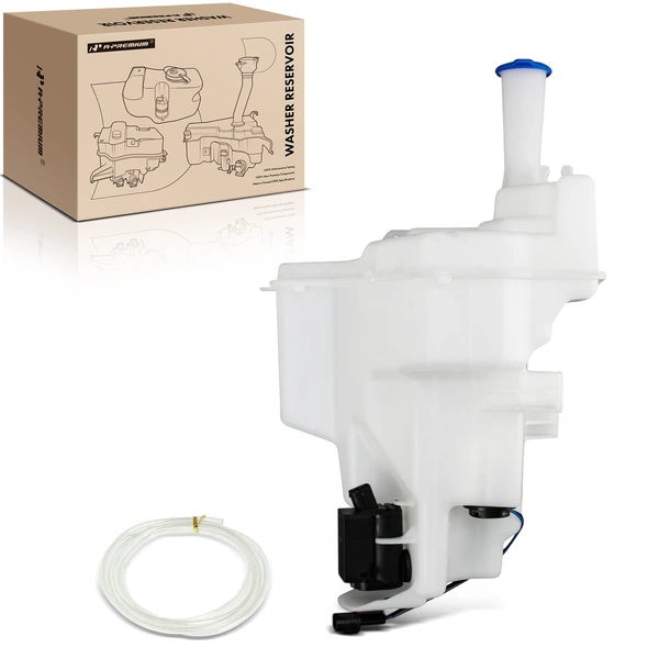 Windshield Washer Reservoir with Pump & Cap & Sensor for Hyundai Elantra GT 2013-2017