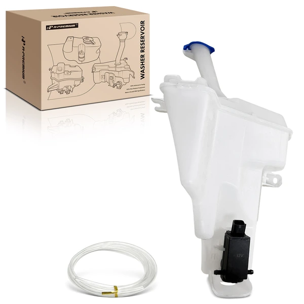 Windshield Washer Reservoir with Pump and Cap for Hyundai Elantra GT 2013-2014