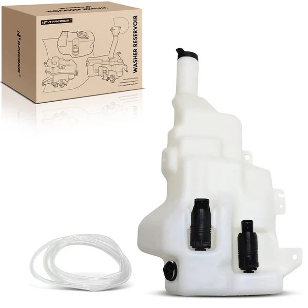 Windshield Washer Reservoir with Pump & Cap for Cadillac CTS 2008-2015