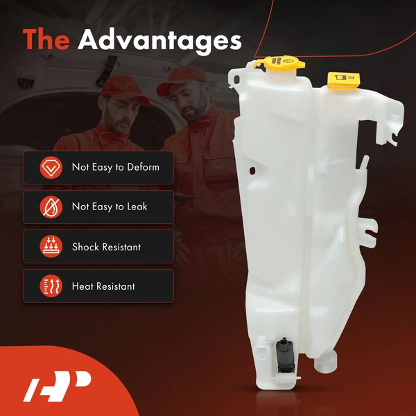 Windshield Washer Reservoir with Cap & Sensor for Dodge Durango 2004-2006