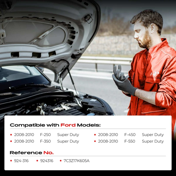 Front Windshield Washer Pump Hose for Ford F-250 F-350 F-450 F-550 Super Duty