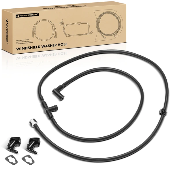 Front Windshield Washer Pump Hose for Ford F-250 F350 F450 F550 Super Duty 11-16