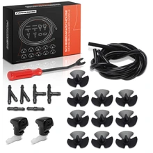 20 Pcs Front Windshield Washer Nozzle Jet Kit with Gasket for 2014-2023 Jeep Cherokee