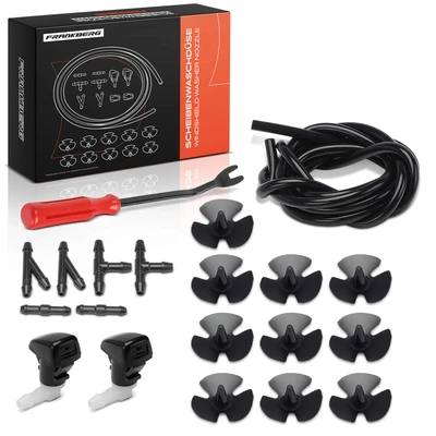 20 Pcs Front Windshield Washer Nozzle Jet Kit with Gasket