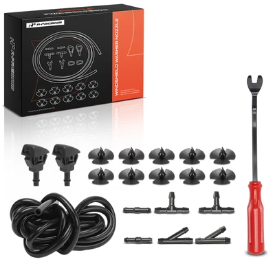20 Pcs Front Windshield Washer Nozzle Kit