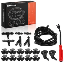 22 Pcs Driver & Passenger Windshield Washer Nozzle Kit with Gaskets for 2008-2012 Ford Fusion