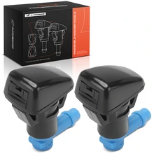 2 Pcs Front Driver & Passenger Windshield Washer Nozzle Fan with Gaskets for 2011-2023 Dodge Durango