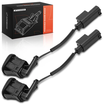 2 Pcs Front Windshield Washer Nozzle with Heating