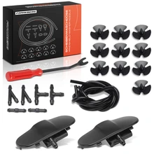 20 Pcs Front Car Windshield Washer Nozzle Jet Kit for 2008-2014 Audi TT Quattro