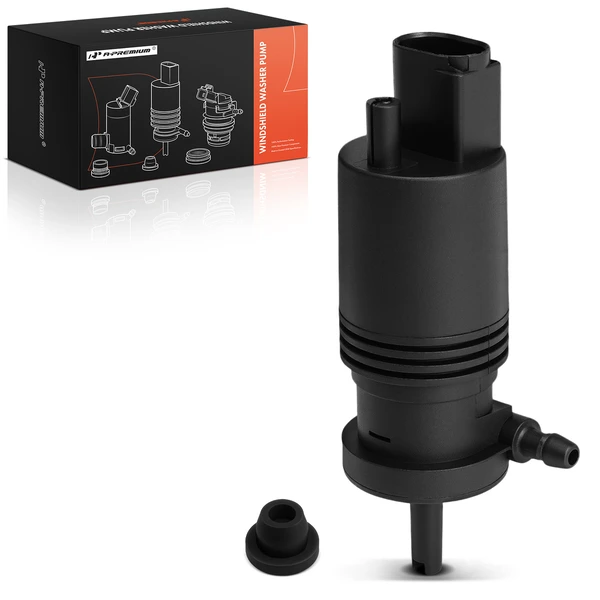 Windshield Washer Pump with Rubber Grommet for 2014-2018 Chevrolet Silverado 1500