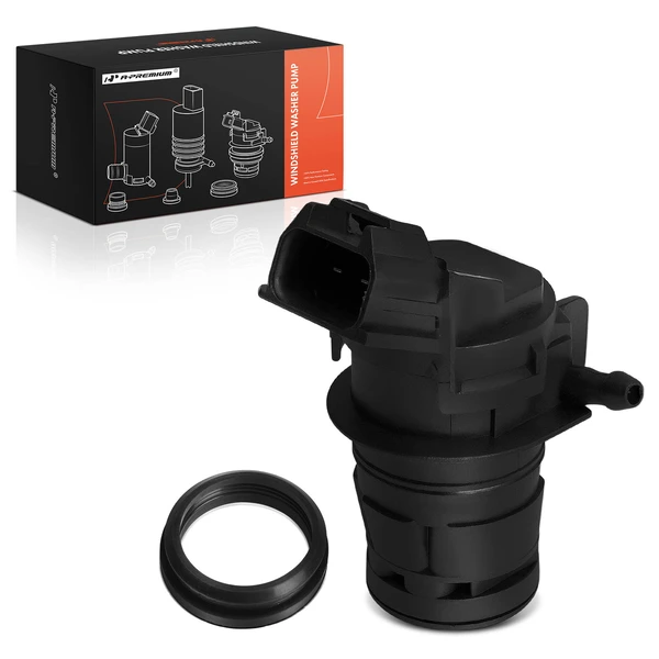 Front Windshield Washer Pump with Rubber Grommet for Mitsubishi Montero 03-06