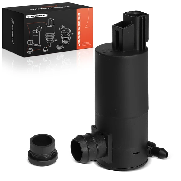 Front Headlight Washer Pump with Rubber Grommet for 2017-2024 Volvo S90