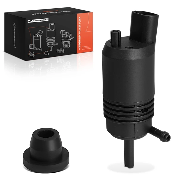 Front Windshield Washer Pump with Rubber Grommet for 2002-2009 GMC Envoy