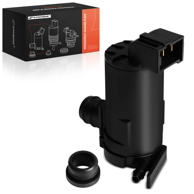 Front Windshield Washer Pump with Grommet 2 nozzles