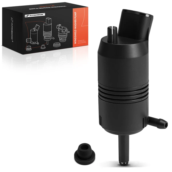 Front or Rear Windshield Washer Pump with Rubber Grommet for 2000-2006 Chevrolet Suburban 1500