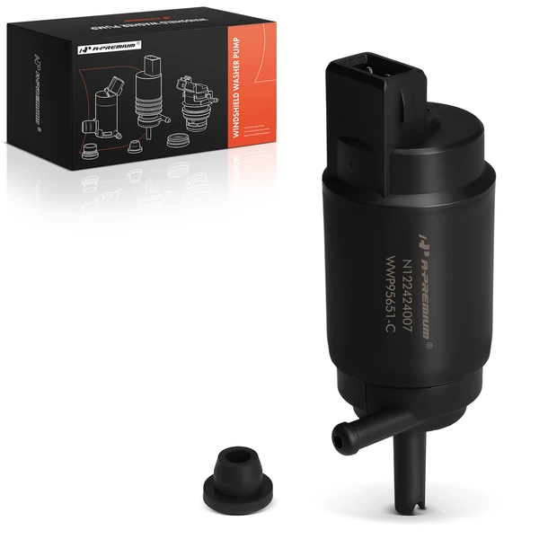 Front or Rear Windshield Washer Pump with Rubber Grommet for Volkswagen Jetta