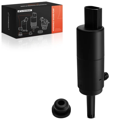 Front or Rear Windshield Washer Pump with Rubber Grommet