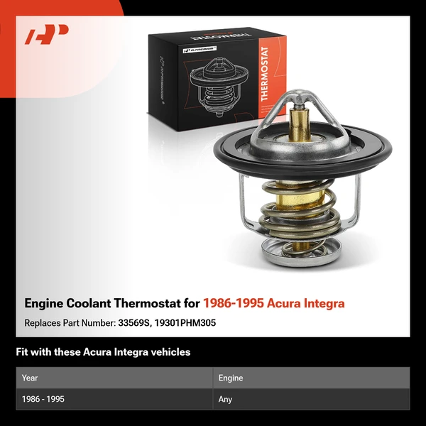 Engine Coolant Thermostat for 1986-1995 Acura Integra