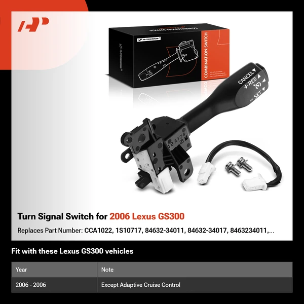 Turn Signal Switch for 2006 Lexus GS300