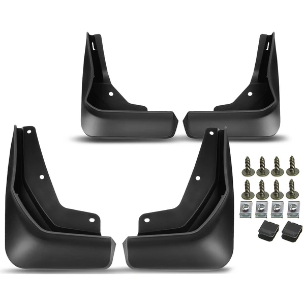 4 Pcs Front & Rear Mud Flaps Splash Guards for 2020-2021 Mercedes-Benz CLA45 AMG