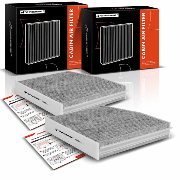 2 Pcs Activated Carbon Cabin Air Filter for 2017-2019 INFINITI QX30