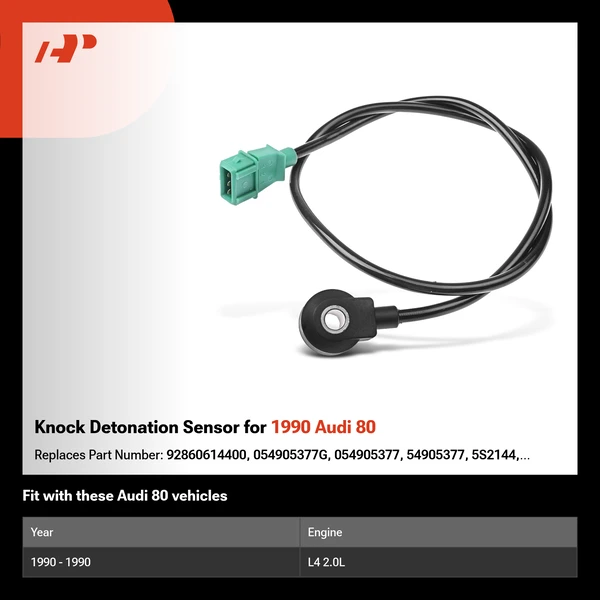 Knock Detonation Sensor for 1990 Audi 80