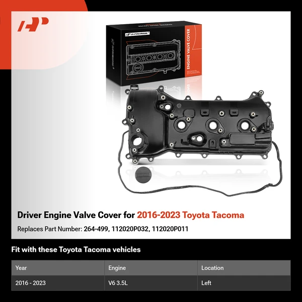 Driver Engine Valve Cover for 2016-2023 Toyota Tacoma