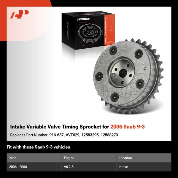 Intake Variable Valve Timing Sprocket for 2006 Saab 9-3