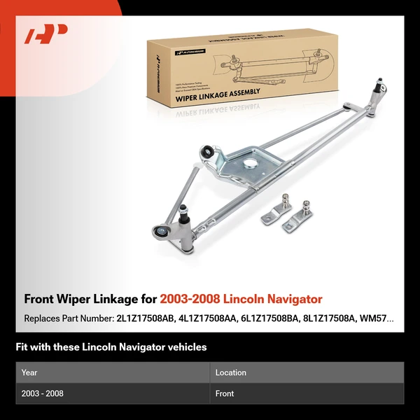 Front Wiper Linkage for 2003-2008 Lincoln Navigator
