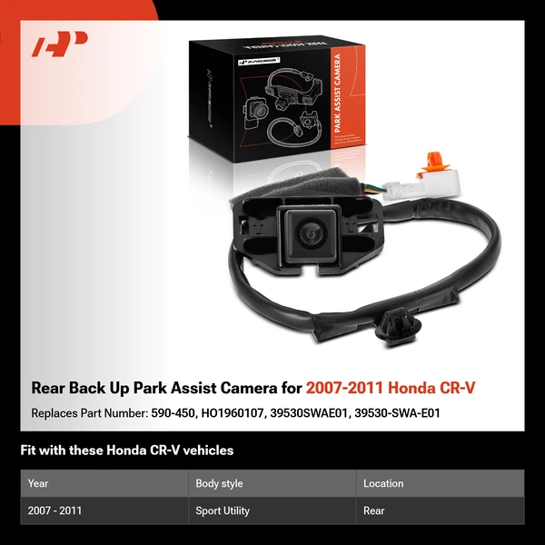 Rear Back Up Park Assist Camera for 2007-2011 Honda CR-V