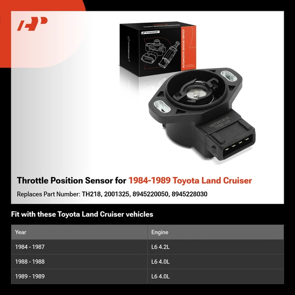 Throttle Position Sensor for 1984-1989 Toyota Land Cruiser